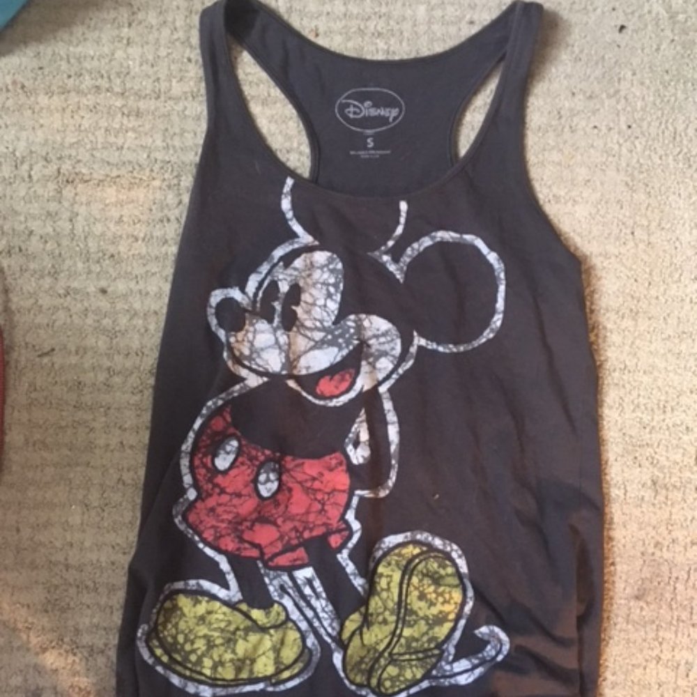 Disney Mickey Tank Top Black size small